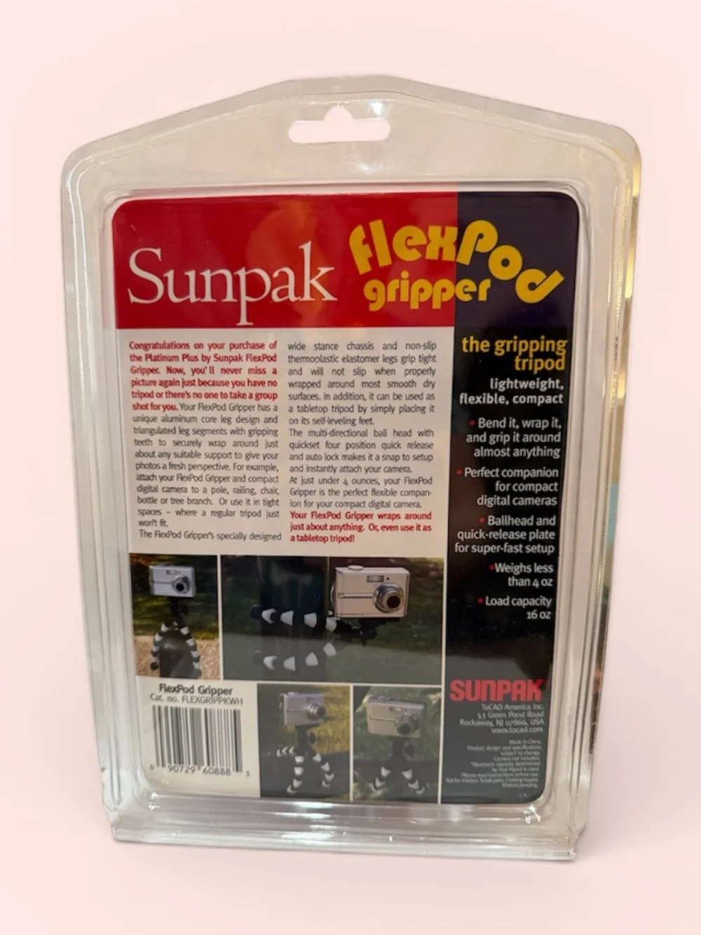 Sunpak FlexPod Gripper - NEW